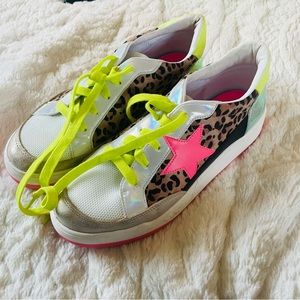 Neon sneakers